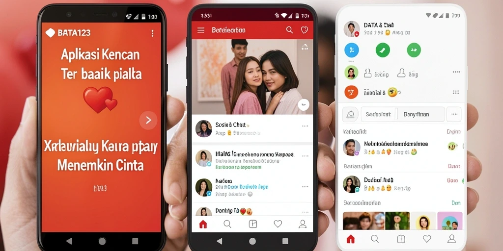 Antarmuka BATA123 menampilkan fitur chat dan video call yang menarik.